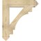 Ekena Millwork Merced Arts & Crafts Rough Sawn Bracket, Douglas Fir, 6"W x 32"D x 36"H BKT06X32X36MRC03RDF - alternate 4